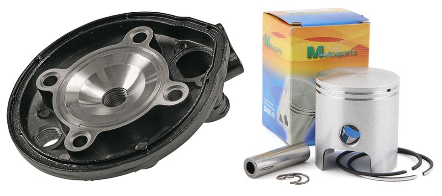 Culasse haute-compression et piston bi-segments