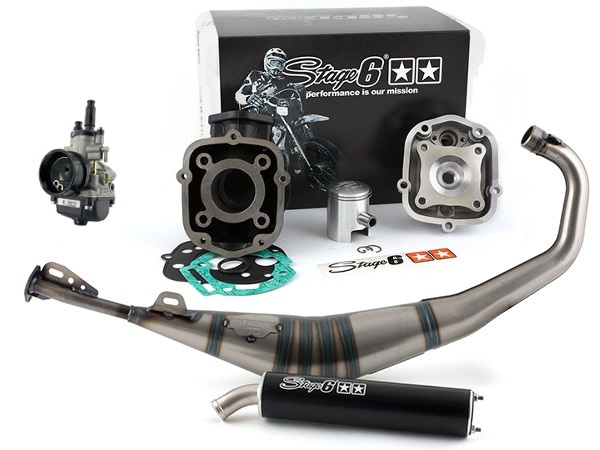 Configuration idéale : Cylindre StreetRace – Pot Pro Replica – Carburateur Dell'Orto de 19 mm