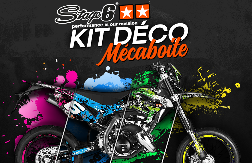 Les kits déco moto Stage6 prennent de la couleur ! - Actualités Mécaboite  par Mécaboite Mag