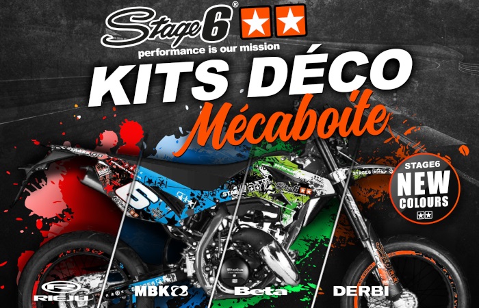 Les kits déco moto Stage6 prennent de la couleur ! - Actualités